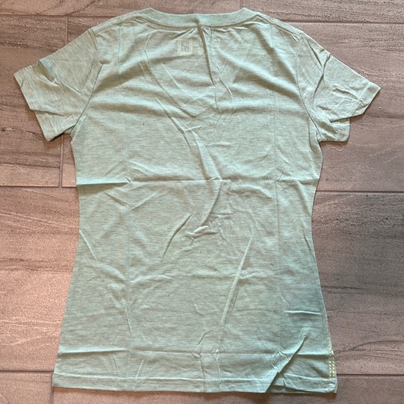 #10268-6 Color Me Rad 5K Womens Collared V T-shirt Run fun run Size M & L NWT - Picture 4 of 4